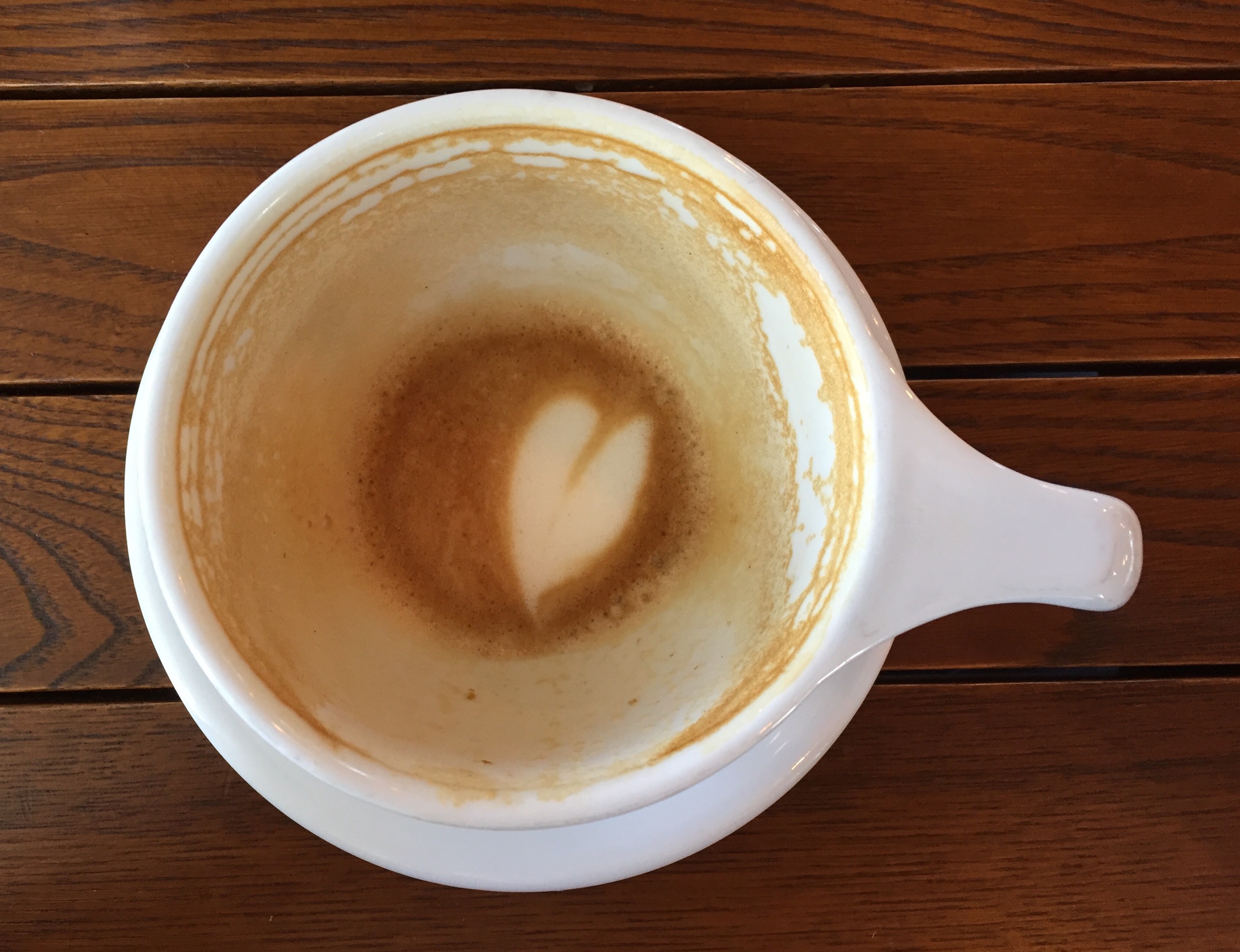 Heart Foam &amp; End of a Latte - Auntie's