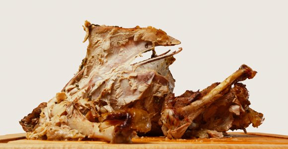 Empty Turkey Carcass