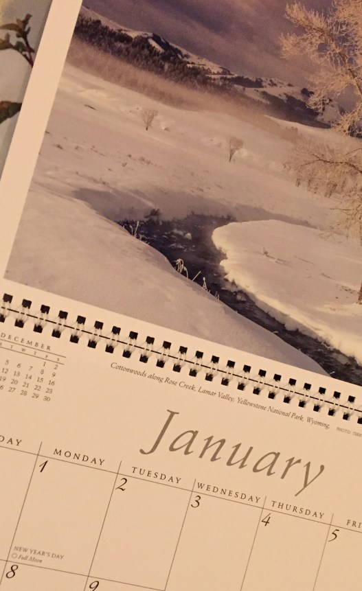 January 2018 Calendar Photo