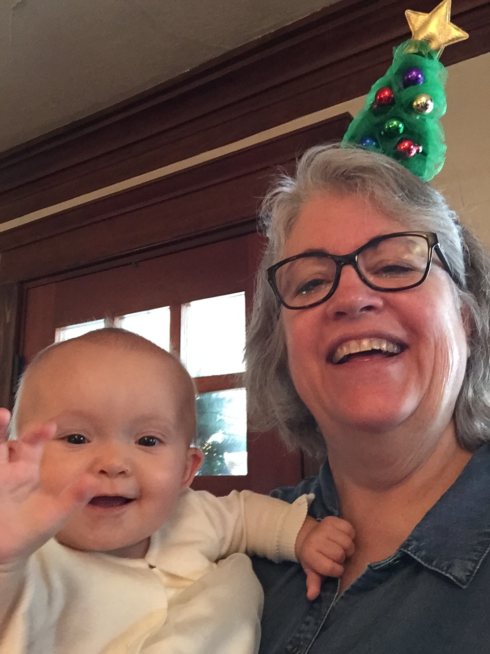 Merry Christmas from Great Niece Abby &amp; I - Dec. 2017
